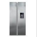 Sankey Refrigerator Side by Side 16 Cu. Ft. Silver-Grey