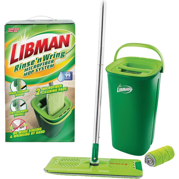 Libman Rinse N' Wring Microfiber Mop System