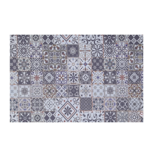 Classy Homes Foam Mat, Grey Mosaic 18x30 in.