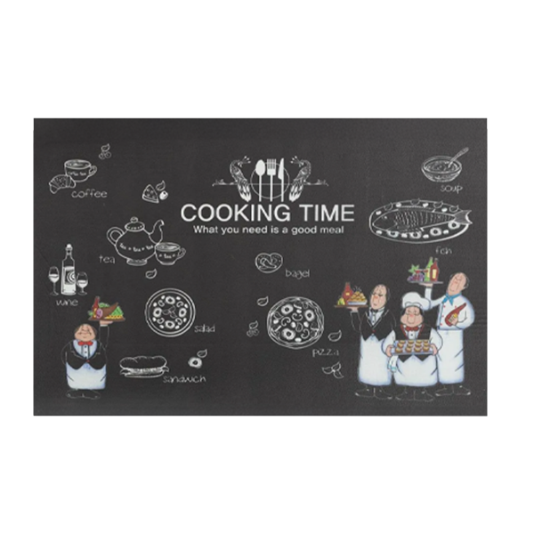 Classy Homes Foam Kitchen Mat, Cooking Time18x30 in.