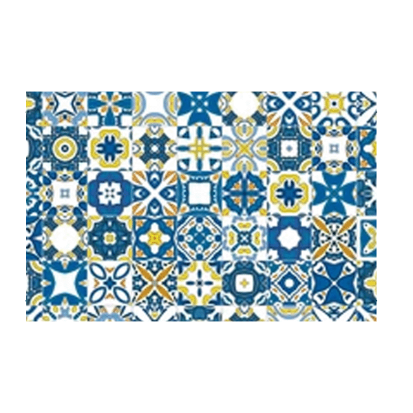 Classy Homes Foam Mat, Multi-Colour Mosaic 18x30 in.