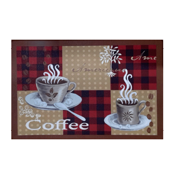 Classy Homes Foam Kitchen Mat, Coffee 18x30 in.