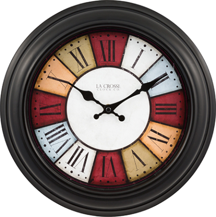 La Crosse Gatherings Wall Clock with Roman Number 12 In.