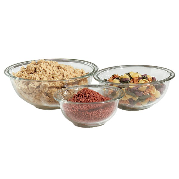 Pyrex Prepware Glass Mixing Bowl Set (3-Piece)