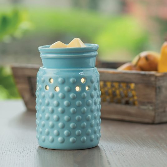 Candle Warmers Midsize Illumination Fragrance Warmer, Sky Blue