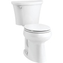 Kohler Cavata Complete Solution Toilet Elongated Bowl 1.28 GPF, White