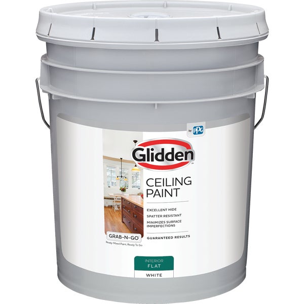 Glidden Interior Flat Ceiling Paint 5 Gal.