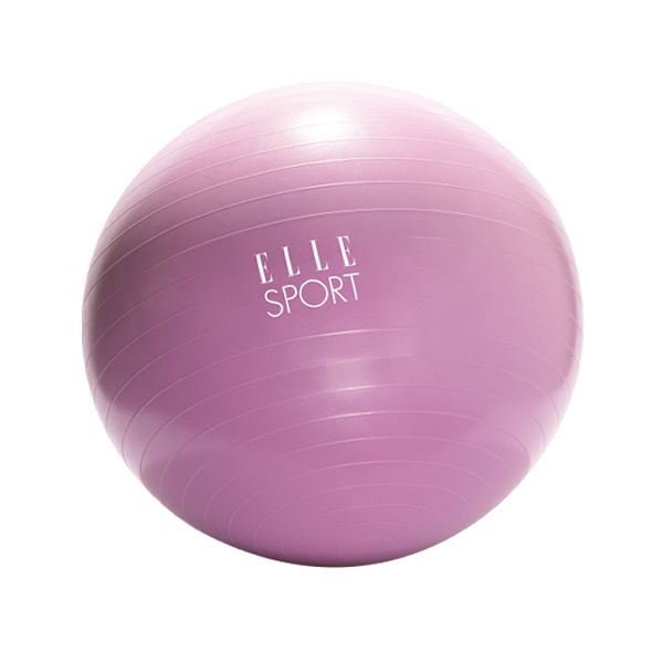 Elle Sport Yoga Ball 65cm with Pump, Purple