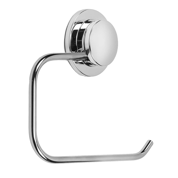 Elle Home Stick 'n Lock Toilet Roll Holder, Satin Nickel