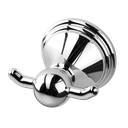 ****Elle Home Westminster Double Robe Hook, Chrome