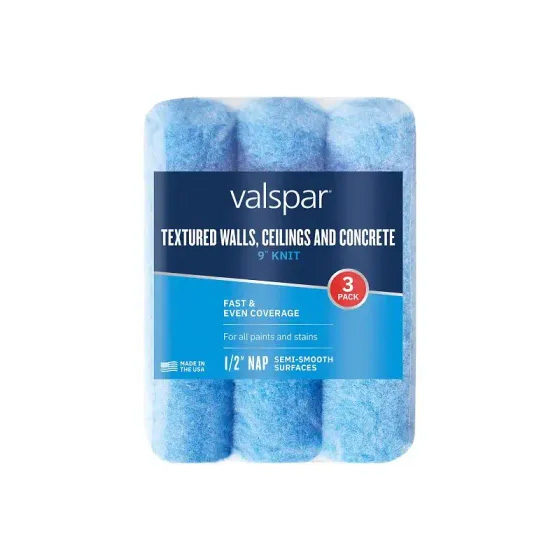 Valspar Roller Cover Knit 9 x 1/2 In. Blue 3-Pack