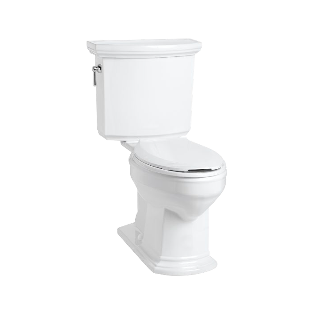 American Standard S-Trap Provence II Series Toilet Two-Piece, White.