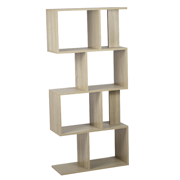 Kenneth Cole 4-Tier Bookshelf, Oak