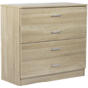 Kenneth Cole 4-Drawer Chest, Oak