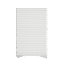 ****Kenneth Cole Temporary Pleated Blinds, White/78x90''