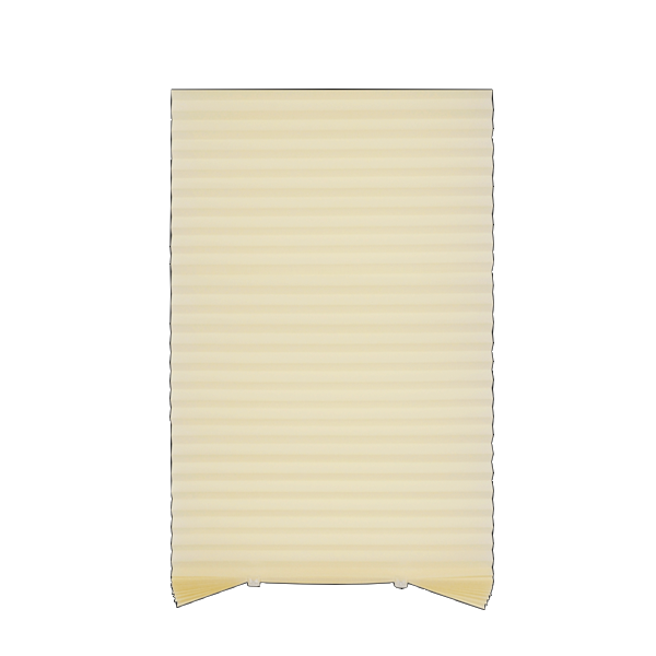 Kenneth Cole Temporary Pleated Blinds, Beige/48x90''