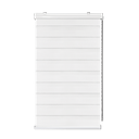 Kenneth Cole Luxury Zebra Blinds 42 x 90 In. (Daylight), Whitej