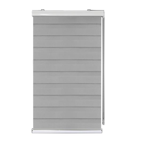 Kenneth Cole Luxury Zebra Blinds 42x90 In. (Daylight) Grey