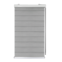 Kenneth Cole Luxury Zebra Blinds 42x90 In. (Daylight) Grey