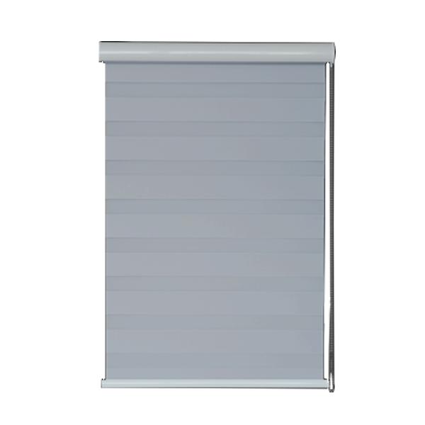 Kenneth Cole Luxury Zebra Blackout Blinds 42 x 90 In., Grey