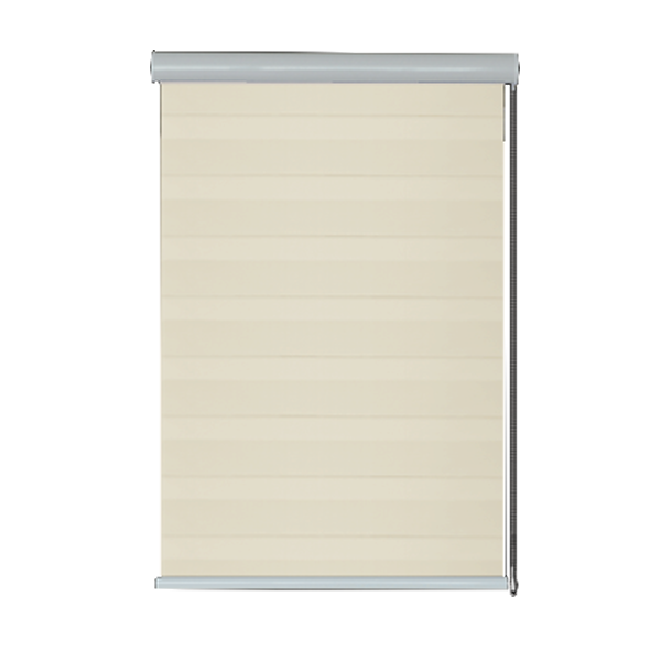 Kenneth Cole Luxury Zebra Blinds 48 x 90 In. (Blackout), Beige