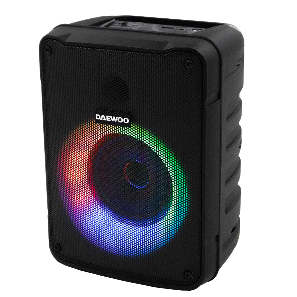 Daewoo Portable Rechargeable Party Speaker, Black