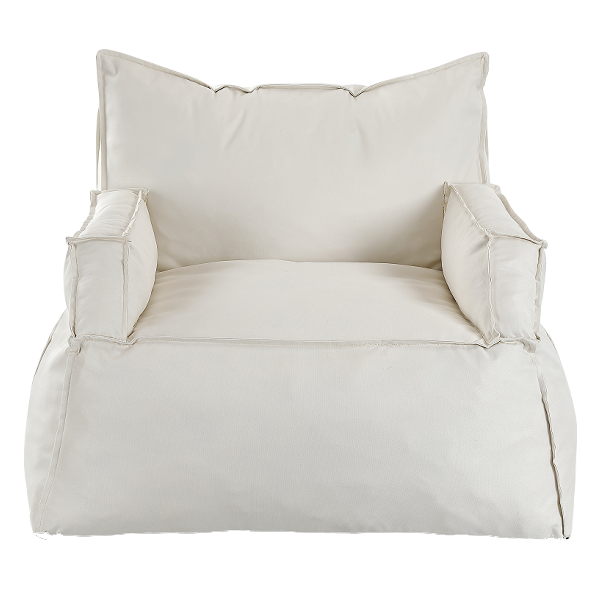 Kenneth Cole Foam-Filled Arm Chair, White