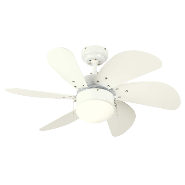 Westinghouse Turbo Swirl Ceiling Fan 30 In., White
