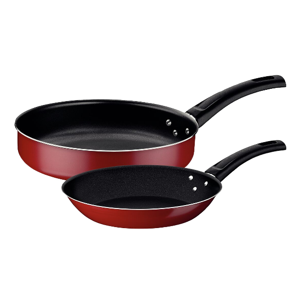 ****Tramontina Coimbra Non-Stick Frying Pans, Red - Set of 2