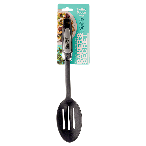 Baker's Secret Slotted Spoon Nylon 12.7 In.