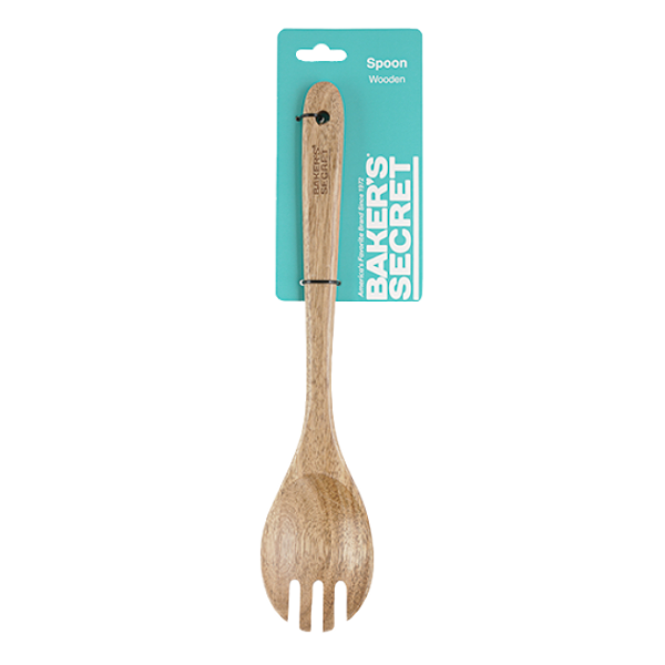 Baker's Secret Salad Spoon Acacia Wood 13 In. (33cm)