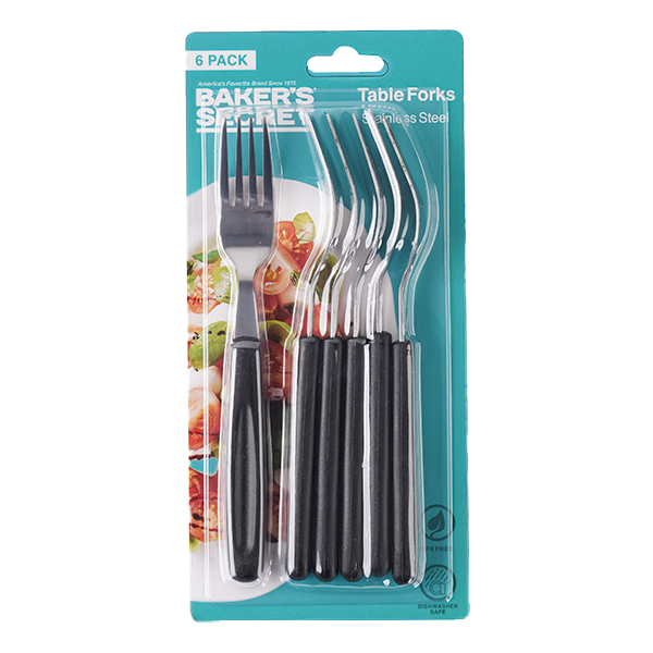 Baker's Secret 6pc Fork Set S/S 7.5 In. (19cm)