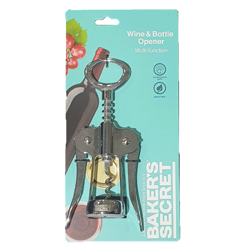 Baker's Secret Wine and Bottle Opener