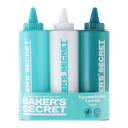 Baker's Secret 3pc Squeeze Bottle Set 6.8 In.