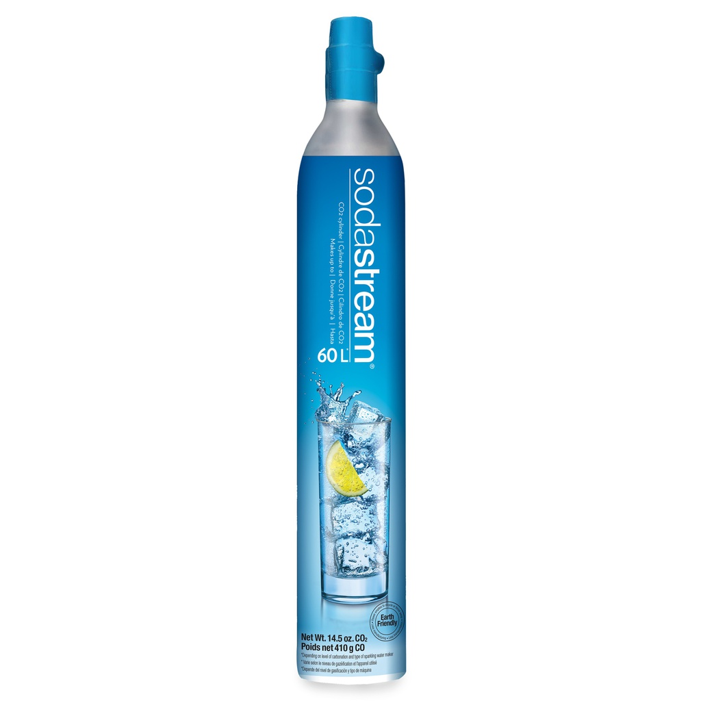 SodaStream Sparkling Beverage Maker CO2 Exchange Carbonator Cylinder 14.5 Oz. 60L