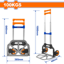 Wadfow Foldable Hand Truck (Load Capacity 100kg)