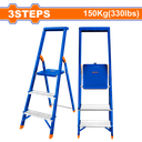 Wadfow 3-Step Household Ladder Steel &amp; Aluminium