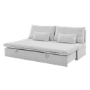 Ideal Furniture Sofa Bed with Storage Drawer, Cream