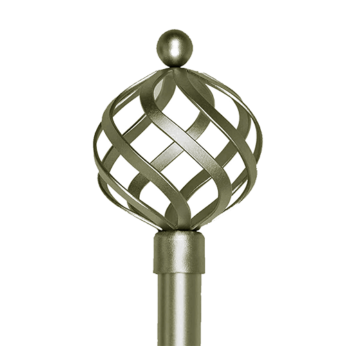 Classy Homes Curtain Rod 48-84 In., Silver - Plated