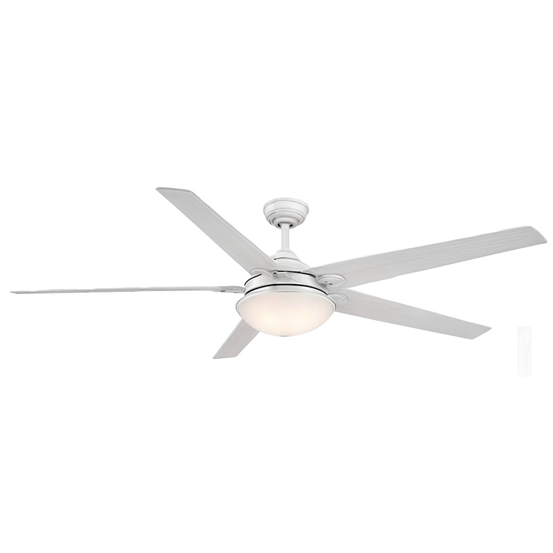 Hampton Bay Belvoy Indoor Ceiling Fan, DC Motor, Adjustable White Integrated LED with Remote 70 In. Matte White (C.F.M - 7457)