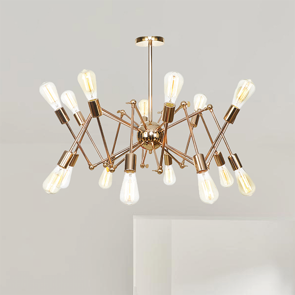 ****Royal Homes Chandelier 18xE27 60W, 29.5x19.6In. (DxH)