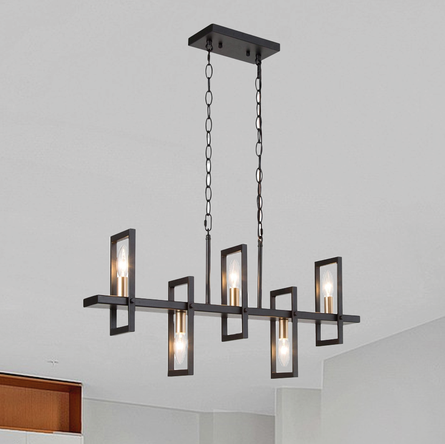 Royal Homes Hanging Light 5xE27 60W, 31.8x3.9x13.9In. (LxWxH)