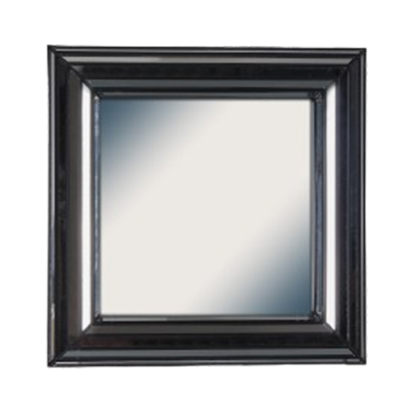 Classy Homes Wall Mirror, 15.7 x 15.7 In. - Black