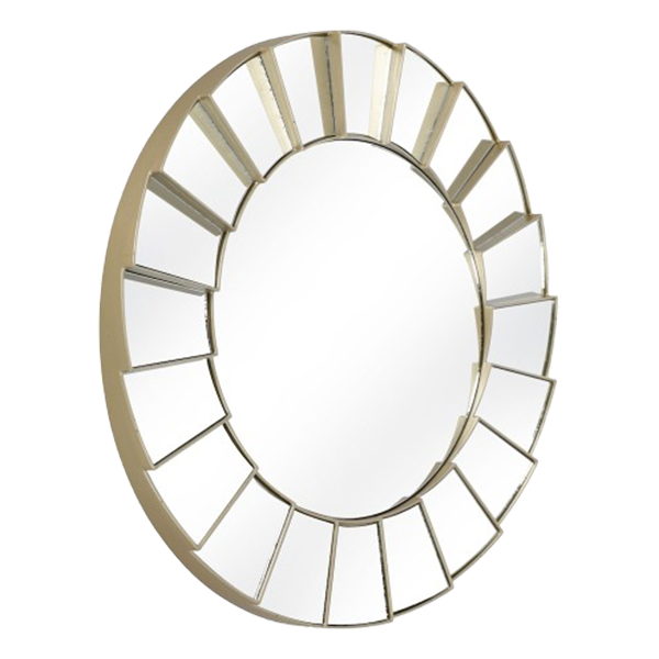 Classy Homes Wall Mirror, 15.3 x 15.3 In. - Gold