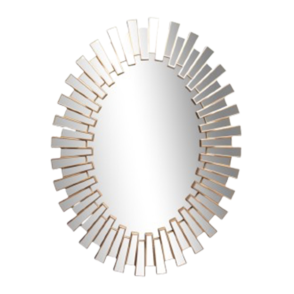 Classy Homes Wall Mirror, 27.1 x 37 In. - Gold