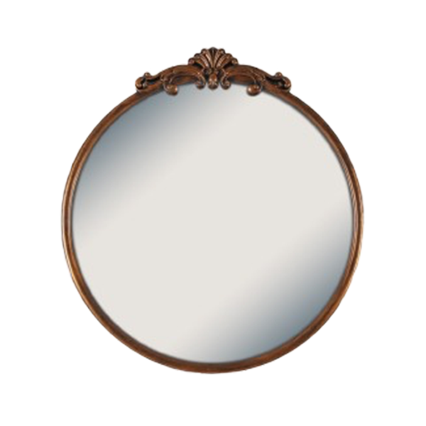 Classy Homes Wall Mirror 24 x 25.6 In. Antique Gold