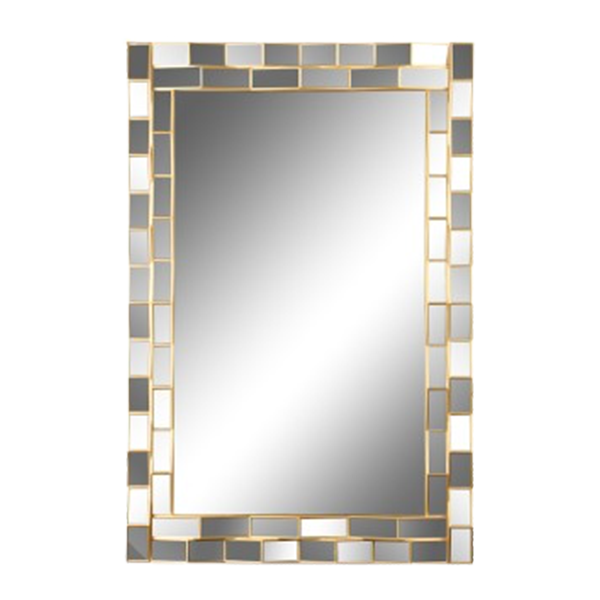 Classy Homes Wall Mirror, 35.4 x 23.6 In. - Gold