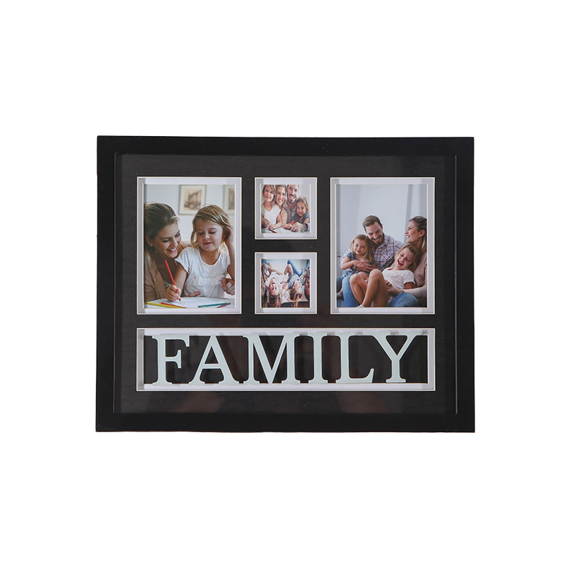 Classy Homes Photo Frame, 11.4 x 14.5 In. Black/White