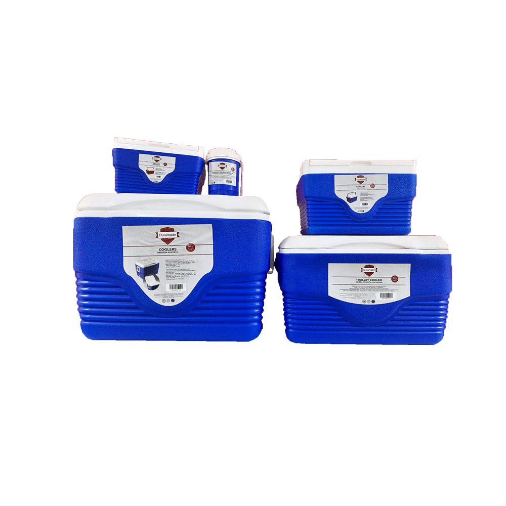 Duramade Cooler Set 5Pc, 58 Qt.+ 28 Qt.+ 8.7 Qt.+ 4.4 Qt.+ AQUA 0.79 Qt. (900Ml)