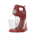 Black &amp; Decker 2-in-1 Stand Mixer 3.5L Glass Bowl, Red